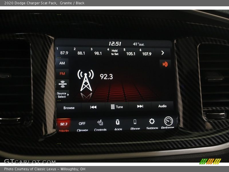 Granite / Black 2020 Dodge Charger Scat Pack