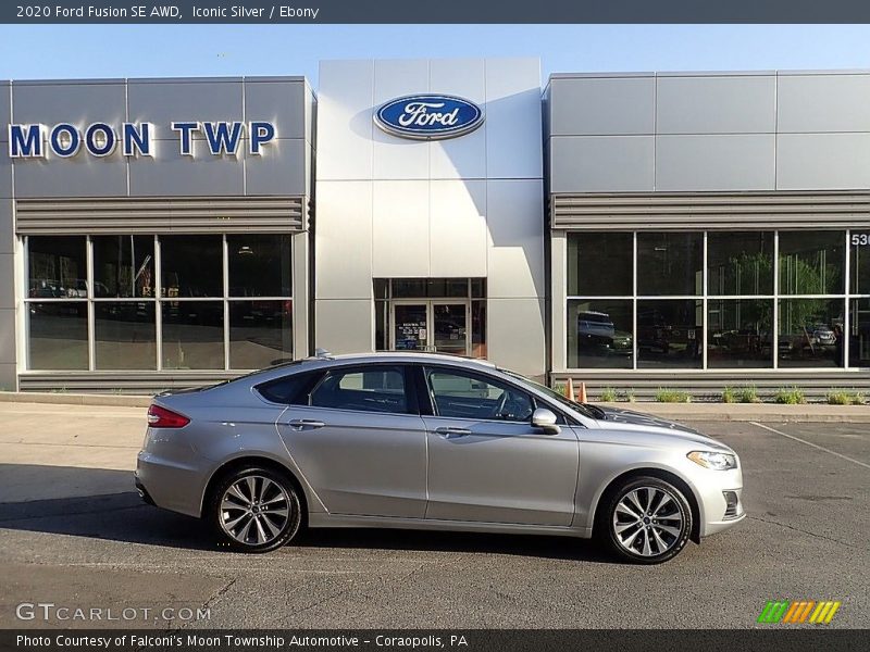 Iconic Silver / Ebony 2020 Ford Fusion SE AWD