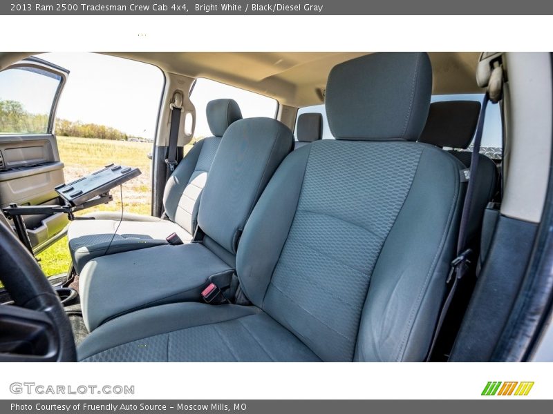 Bright White / Black/Diesel Gray 2013 Ram 2500 Tradesman Crew Cab 4x4
