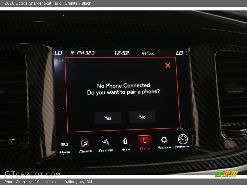 Granite / Black 2020 Dodge Charger Scat Pack