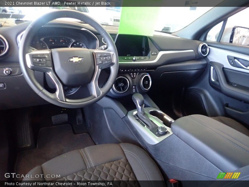 Pewter Metallic / Jet Black 2021 Chevrolet Blazer LT AWD