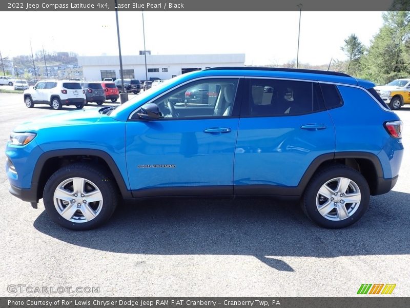 Laser Blue Pearl / Black 2022 Jeep Compass Latitude 4x4