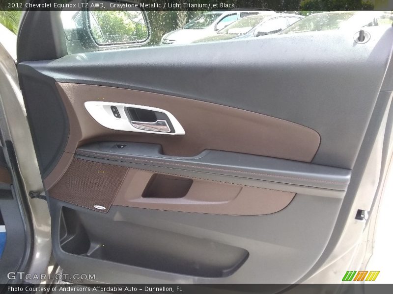 Graystone Metallic / Light Titanium/Jet Black 2012 Chevrolet Equinox LTZ AWD