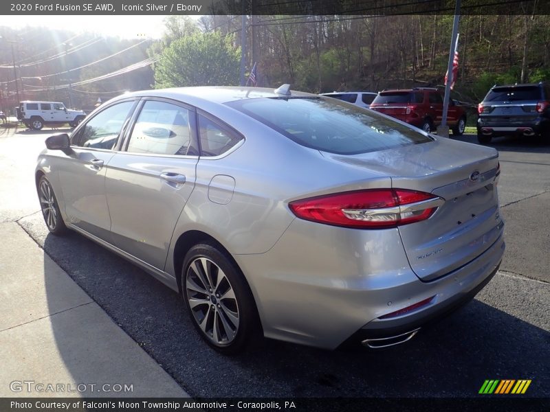 Iconic Silver / Ebony 2020 Ford Fusion SE AWD