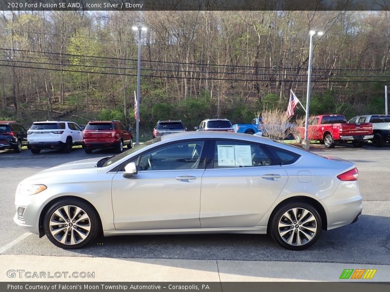 Iconic Silver / Ebony 2020 Ford Fusion SE AWD