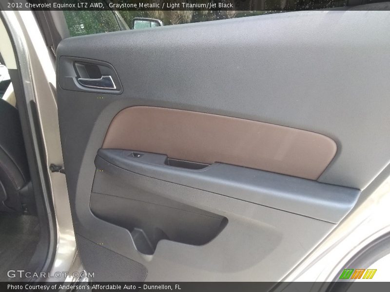 Graystone Metallic / Light Titanium/Jet Black 2012 Chevrolet Equinox LTZ AWD
