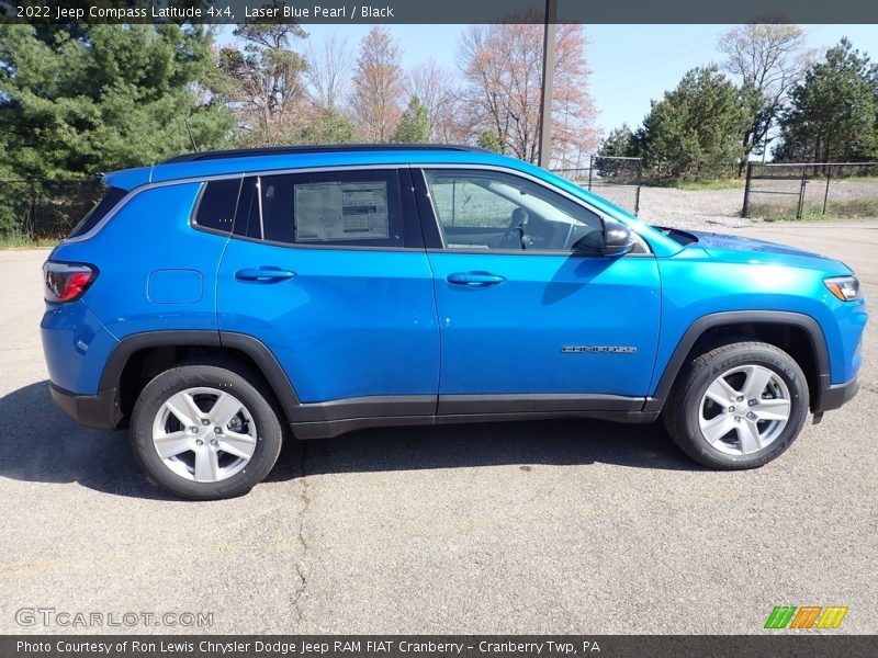 Laser Blue Pearl / Black 2022 Jeep Compass Latitude 4x4