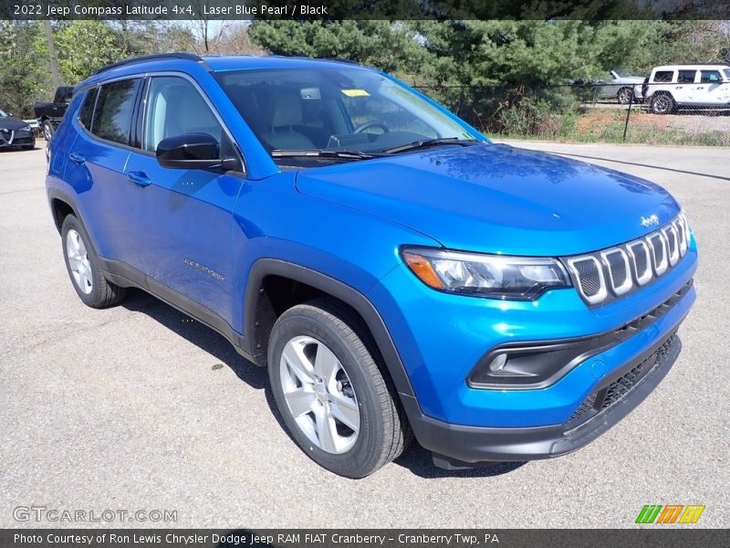 Laser Blue Pearl / Black 2022 Jeep Compass Latitude 4x4