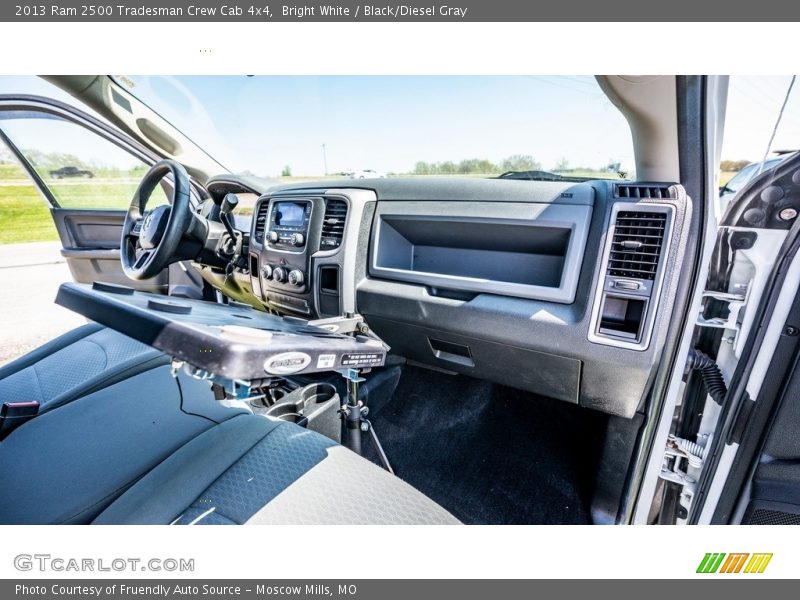 Bright White / Black/Diesel Gray 2013 Ram 2500 Tradesman Crew Cab 4x4
