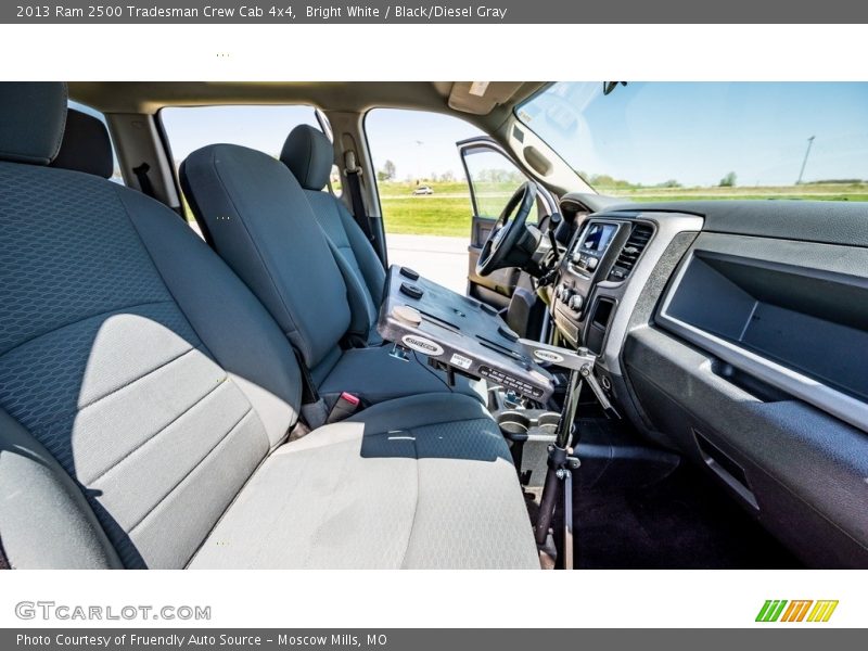 Bright White / Black/Diesel Gray 2013 Ram 2500 Tradesman Crew Cab 4x4