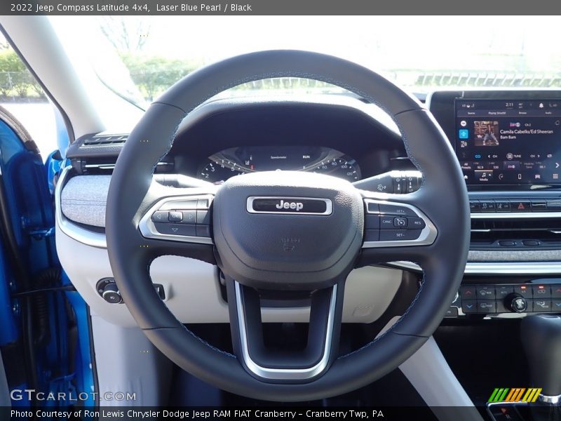 Laser Blue Pearl / Black 2022 Jeep Compass Latitude 4x4