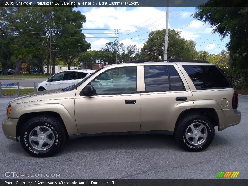 Sandstone Metallic / Light Cashmere/Ebony 2005 Chevrolet TrailBlazer LS