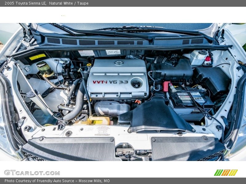 Natural White / Taupe 2005 Toyota Sienna LE