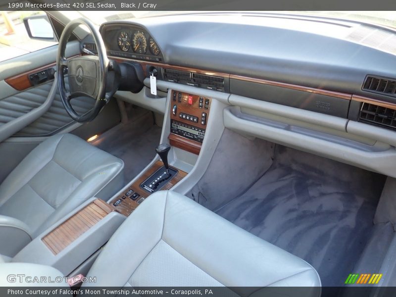  1990 420 SEL Sedan Gray Interior