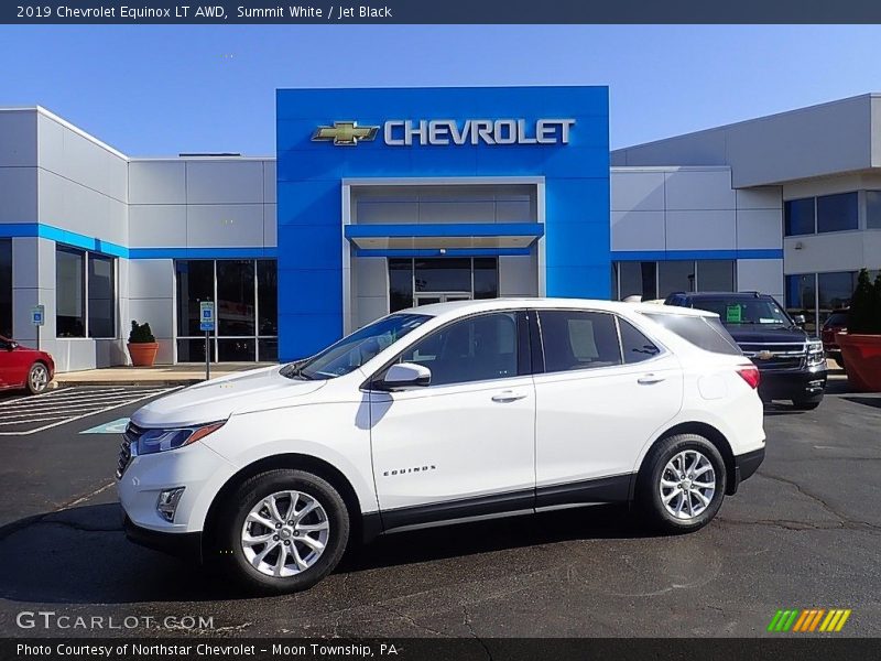 Summit White / Jet Black 2019 Chevrolet Equinox LT AWD