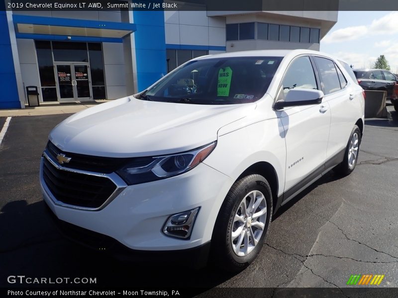 Summit White / Jet Black 2019 Chevrolet Equinox LT AWD