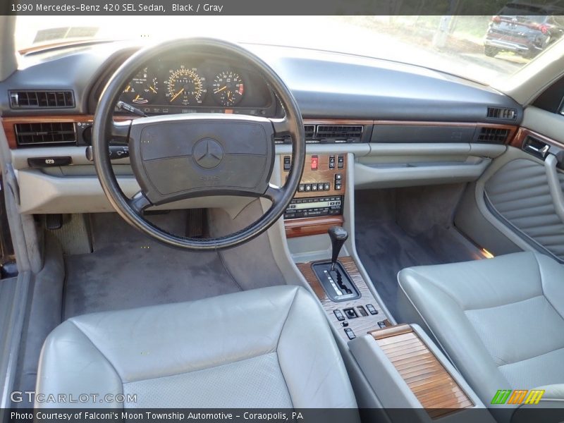 Gray Interior - 1990 420 SEL Sedan 