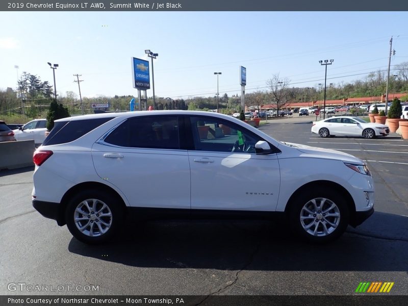 Summit White / Jet Black 2019 Chevrolet Equinox LT AWD