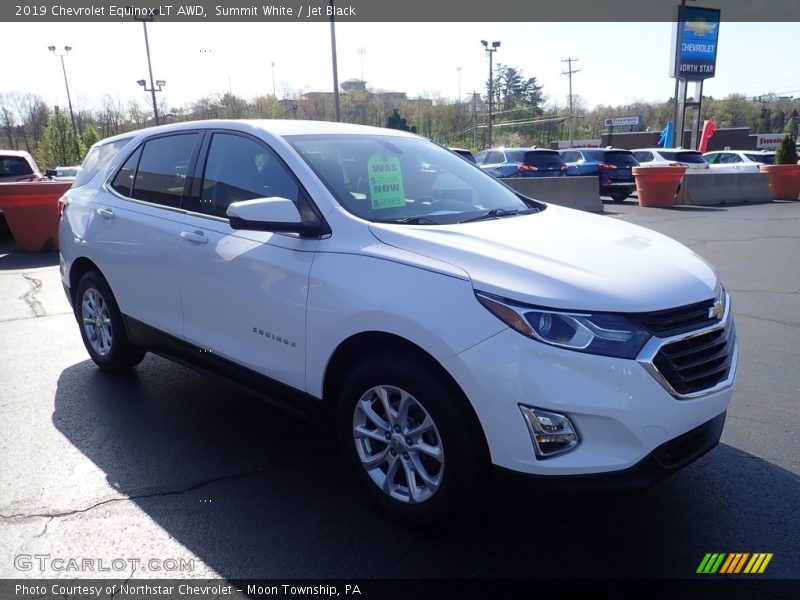Summit White / Jet Black 2019 Chevrolet Equinox LT AWD