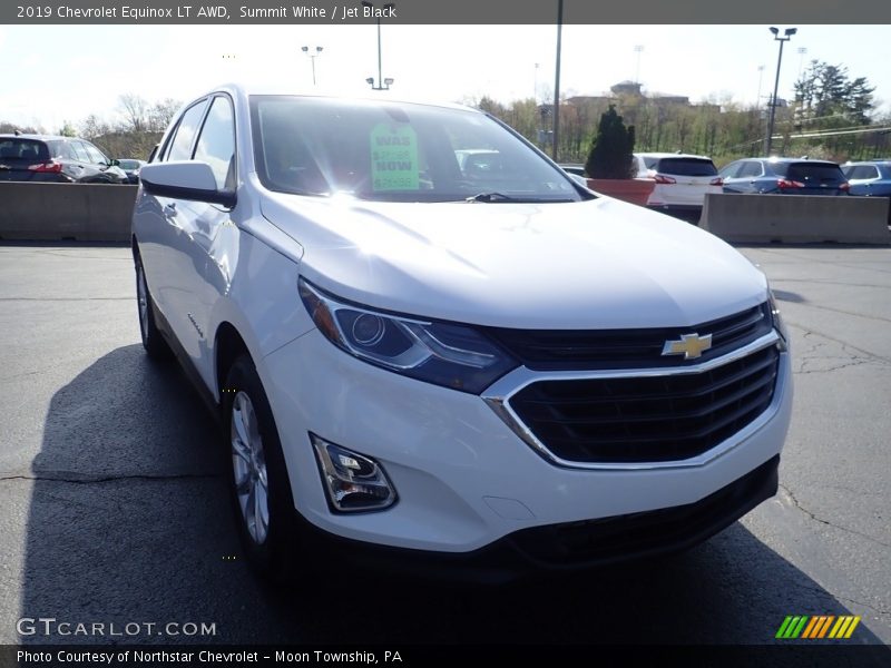 Summit White / Jet Black 2019 Chevrolet Equinox LT AWD