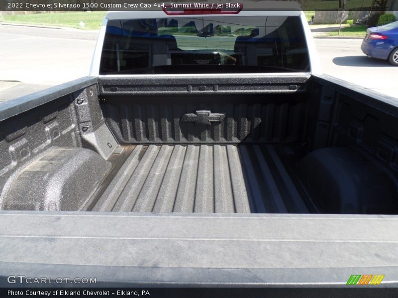 Summit White / Jet Black 2022 Chevrolet Silverado 1500 Custom Crew Cab 4x4