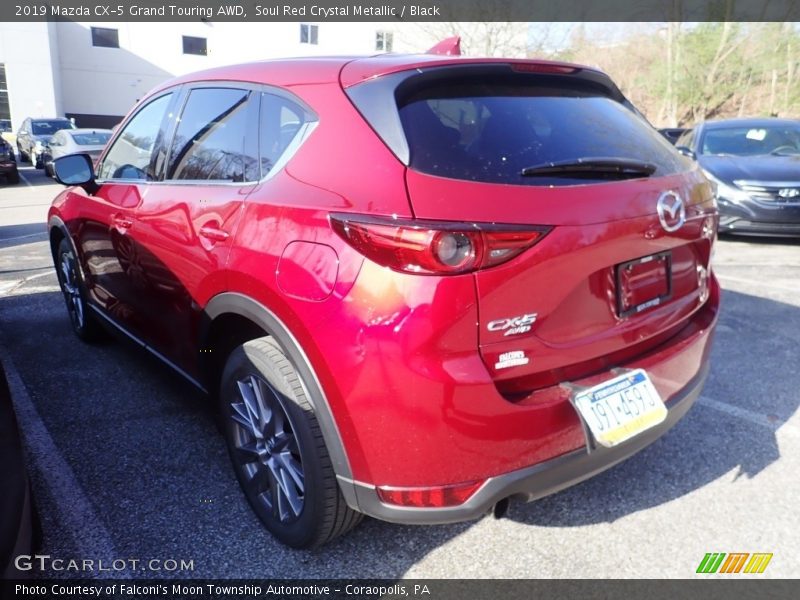 Soul Red Crystal Metallic / Black 2019 Mazda CX-5 Grand Touring AWD