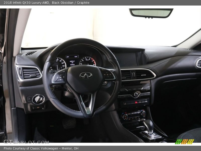 Dashboard of 2018 QX30 Luxury AWD