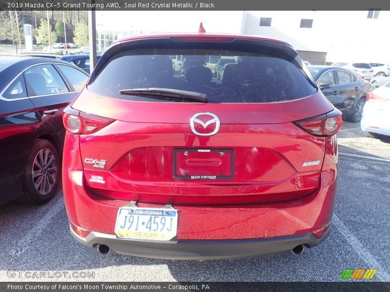 Soul Red Crystal Metallic / Black 2019 Mazda CX-5 Grand Touring AWD