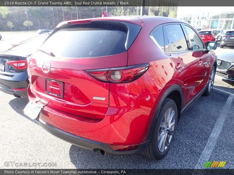 Soul Red Crystal Metallic / Black 2019 Mazda CX-5 Grand Touring AWD