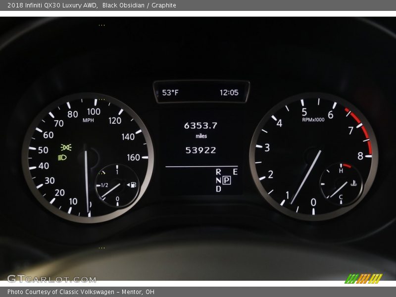  2018 QX30 Luxury AWD Luxury AWD Gauges