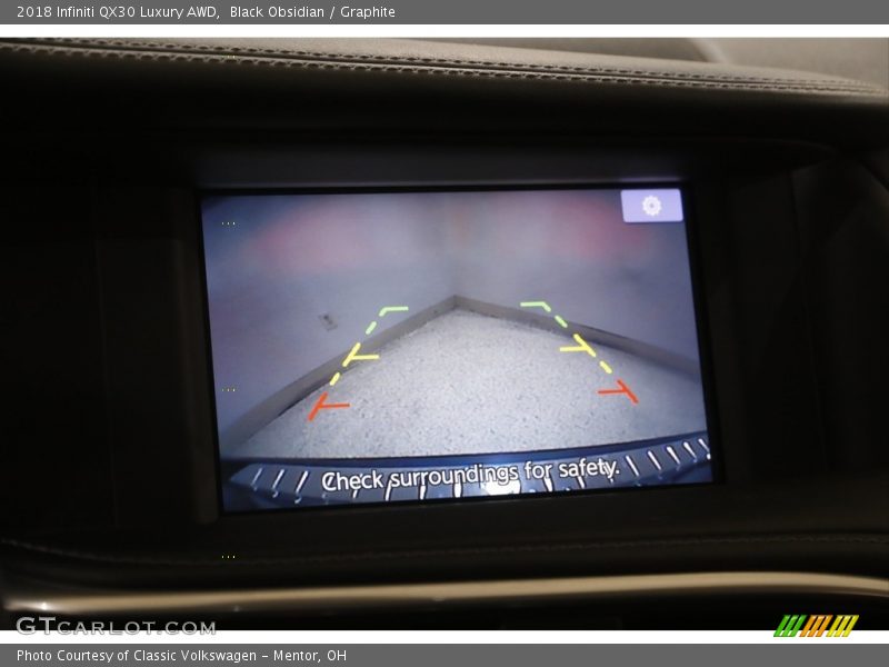 Black Obsidian / Graphite 2018 Infiniti QX30 Luxury AWD