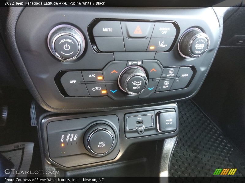 Alpine White / Black 2022 Jeep Renegade Latitude 4x4