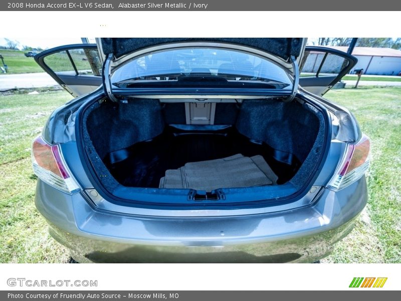 Alabaster Silver Metallic / Ivory 2008 Honda Accord EX-L V6 Sedan