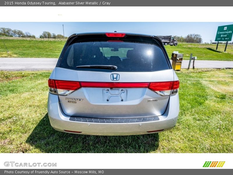 Alabaster Silver Metallic / Gray 2015 Honda Odyssey Touring