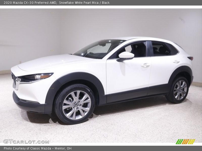 Snowflake White Pearl Mica / Black 2020 Mazda CX-30 Preferred AWD