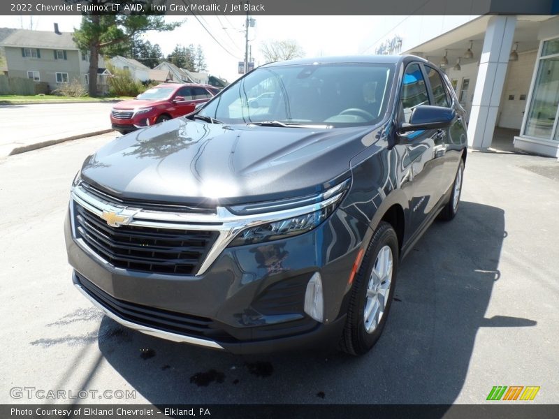 Iron Gray Metallic / Jet Black 2022 Chevrolet Equinox LT AWD
