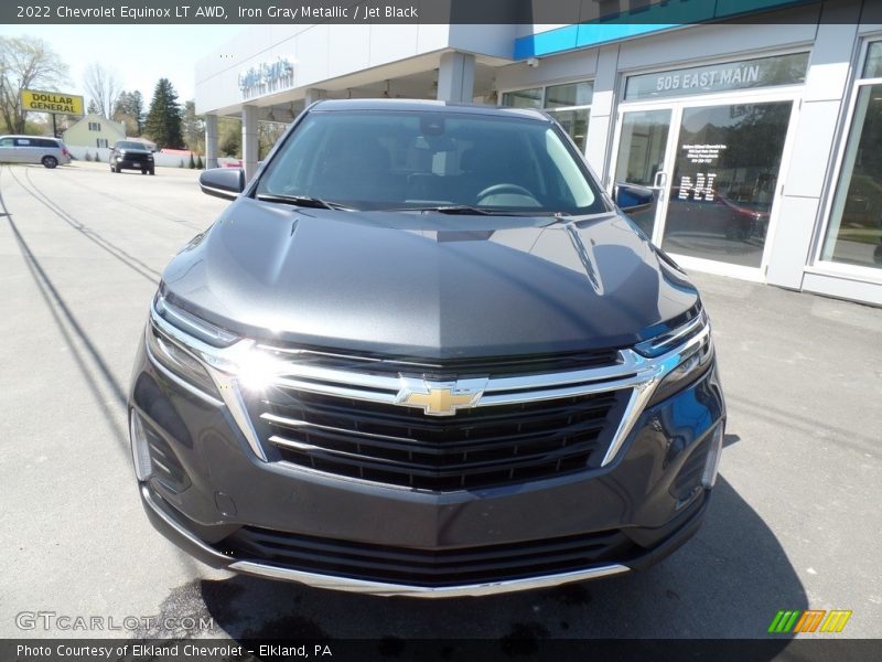 Iron Gray Metallic / Jet Black 2022 Chevrolet Equinox LT AWD