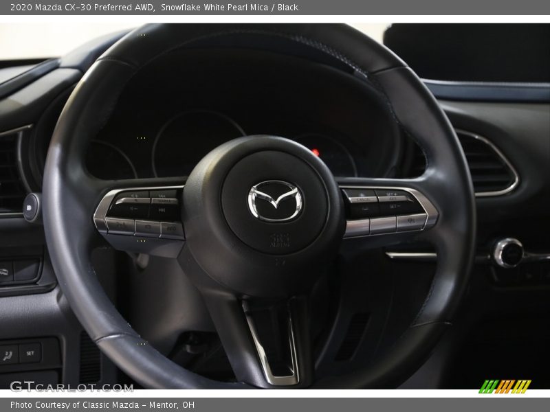 Snowflake White Pearl Mica / Black 2020 Mazda CX-30 Preferred AWD