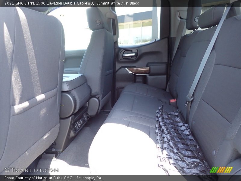 Summit White / Jet Black 2021 GMC Sierra 1500 Elevation Double Cab 4WD