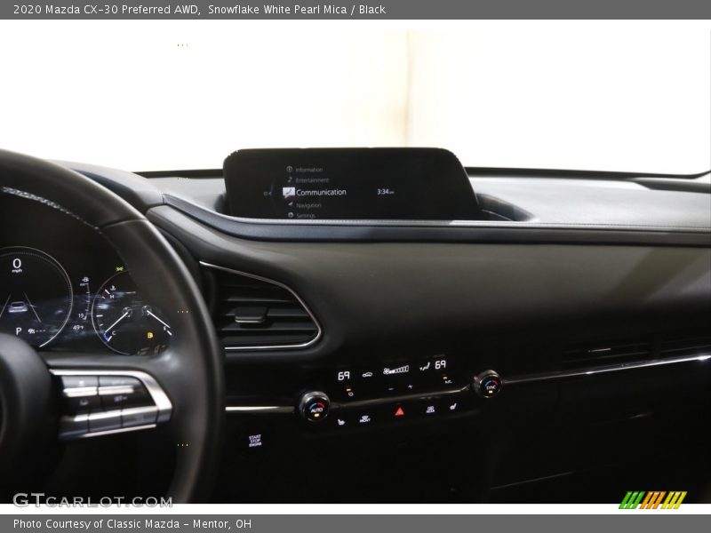 Snowflake White Pearl Mica / Black 2020 Mazda CX-30 Preferred AWD