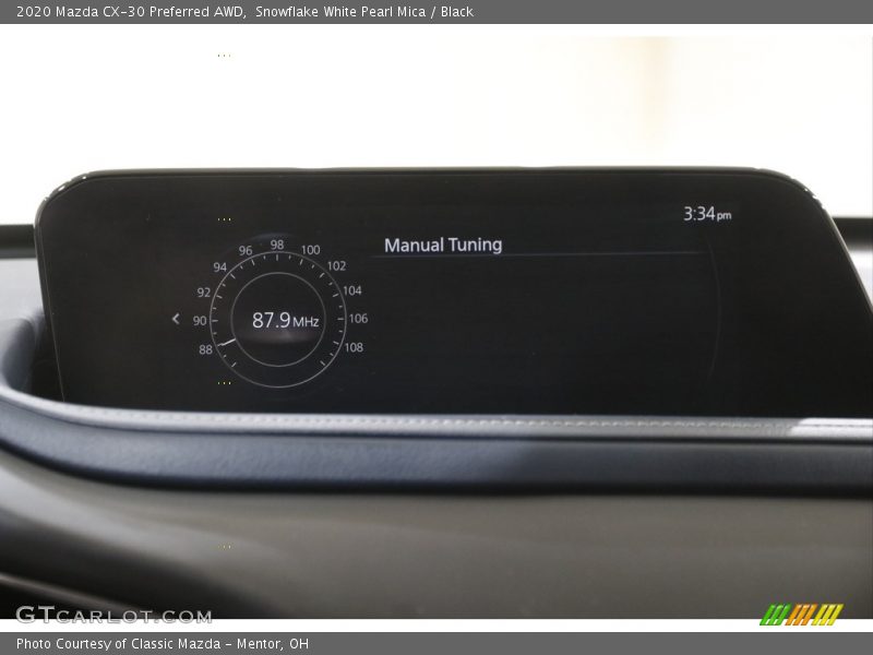 Snowflake White Pearl Mica / Black 2020 Mazda CX-30 Preferred AWD