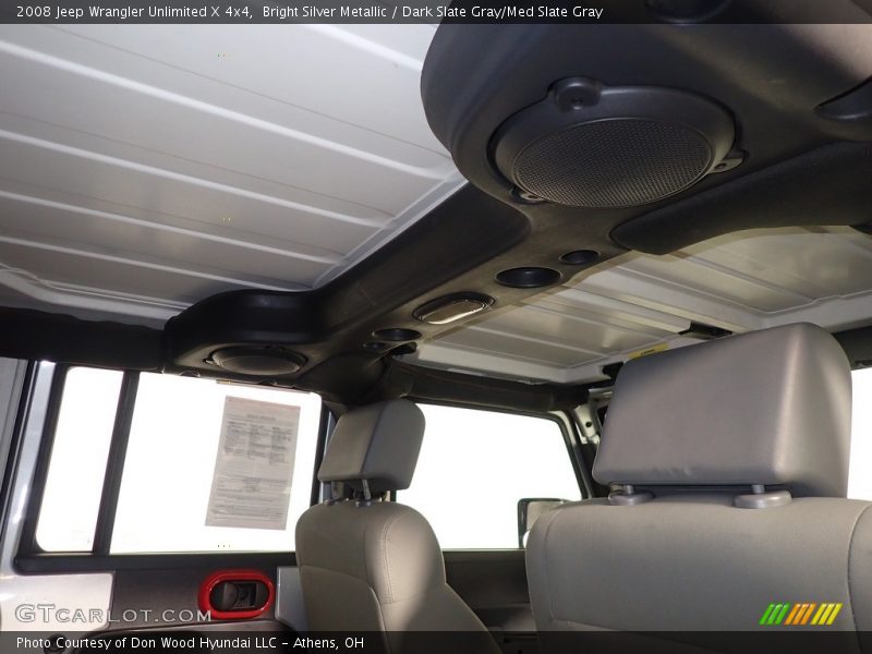 Bright Silver Metallic / Dark Slate Gray/Med Slate Gray 2008 Jeep Wrangler Unlimited X 4x4