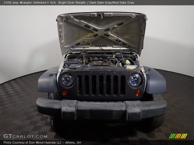Bright Silver Metallic / Dark Slate Gray/Med Slate Gray 2008 Jeep Wrangler Unlimited X 4x4