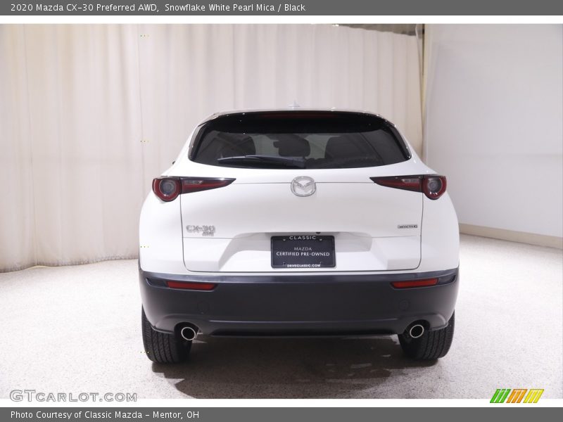 Snowflake White Pearl Mica / Black 2020 Mazda CX-30 Preferred AWD