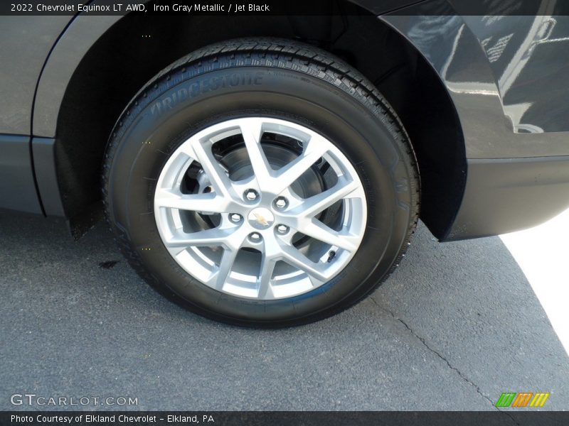 Iron Gray Metallic / Jet Black 2022 Chevrolet Equinox LT AWD