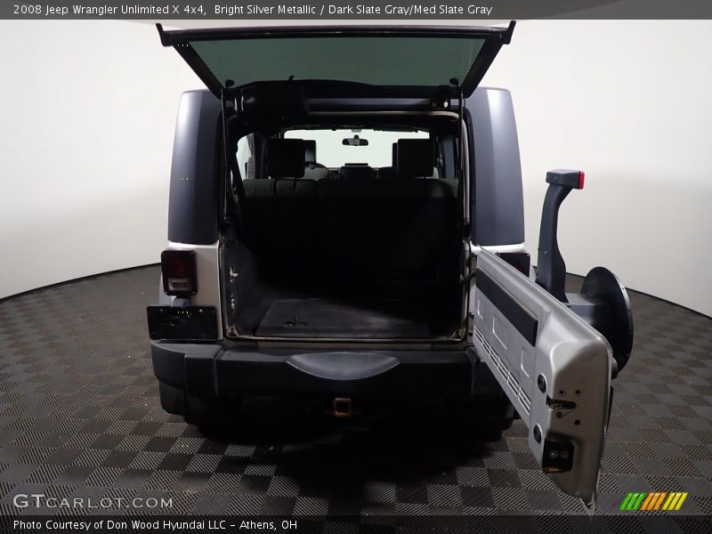 Bright Silver Metallic / Dark Slate Gray/Med Slate Gray 2008 Jeep Wrangler Unlimited X 4x4