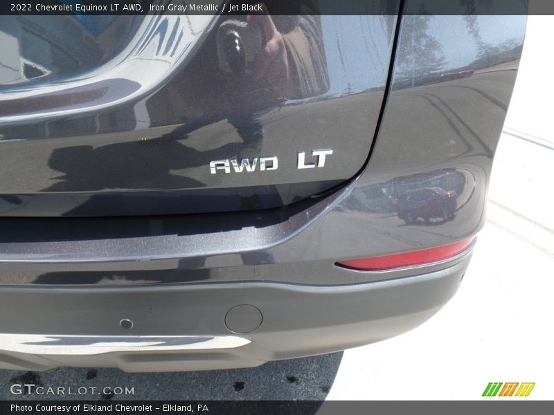Iron Gray Metallic / Jet Black 2022 Chevrolet Equinox LT AWD