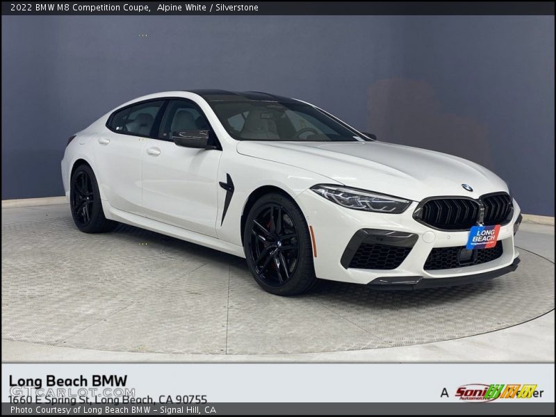 Alpine White / Silverstone 2022 BMW M8 Competition Coupe