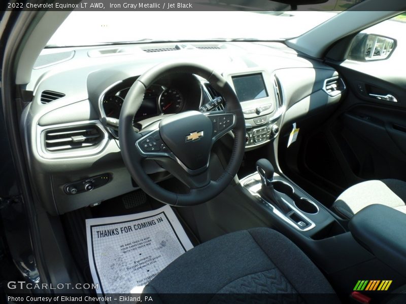 Iron Gray Metallic / Jet Black 2022 Chevrolet Equinox LT AWD