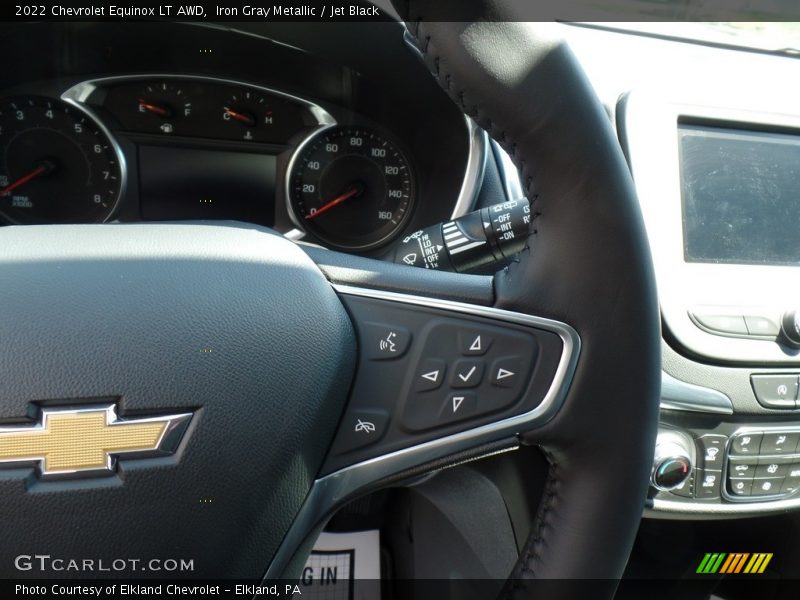 Iron Gray Metallic / Jet Black 2022 Chevrolet Equinox LT AWD